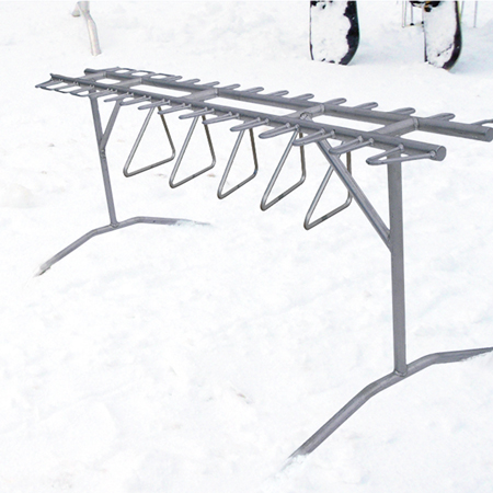 Steel Wall Mounted Multi-Use Ski/Snowboard Rack